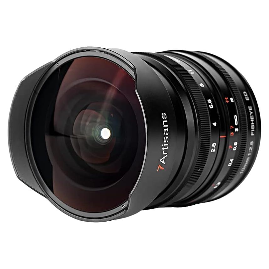 Lente Fisheye 7artisans 10mm F2.8 para Nikon Z - 178°