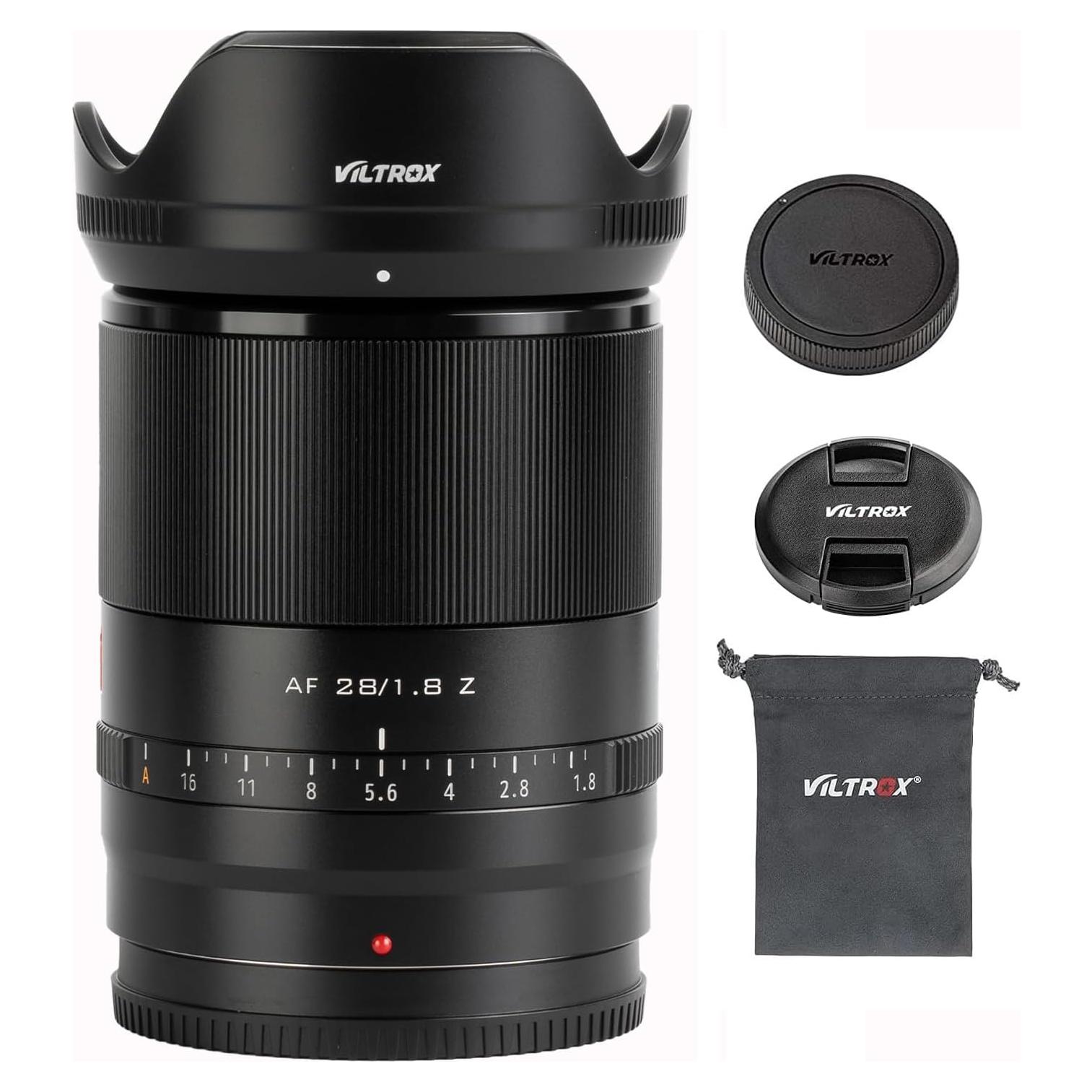 Lente Viltrox AF 28mm F1.8 para Cámara Nikon Z - Gran Angular