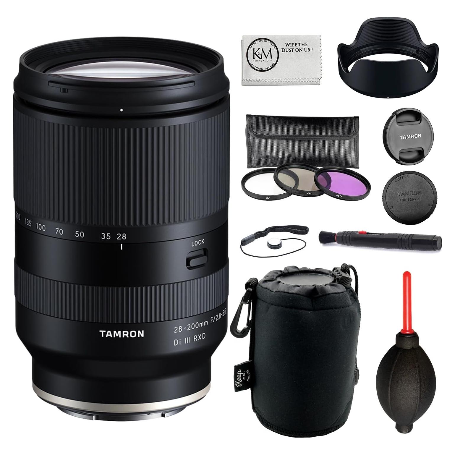 Lente Zoom Tamron 28-200mm F2.8-5.6 Di III RXD para Sony E