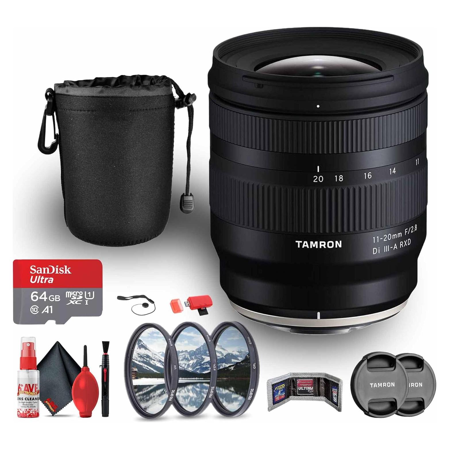 Lente Tamron 11-20mm f/2.8 Di III-A RXD para Fujifilm X