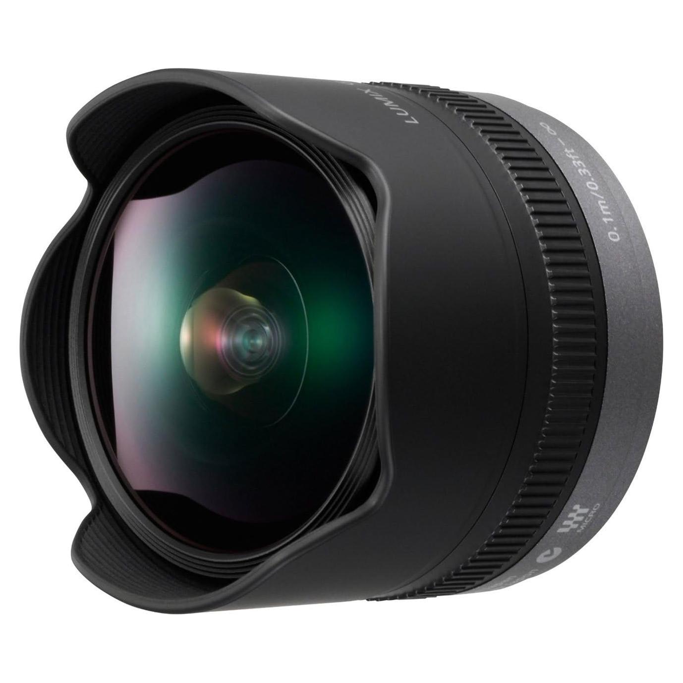 Lente Fisheye Panasonic Lumix G 8mm F3.5 Micro Cuatro Tercios