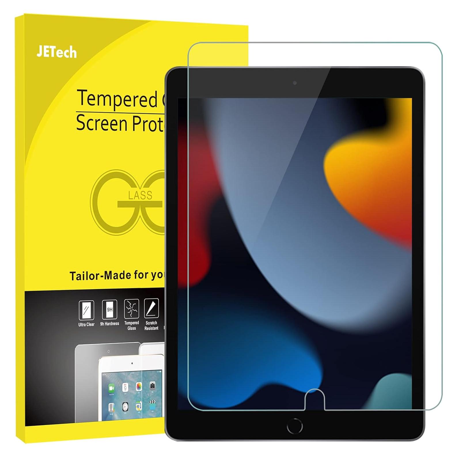 Protector de Pantalla JETech para iPad 10.2" Vidrio Templado