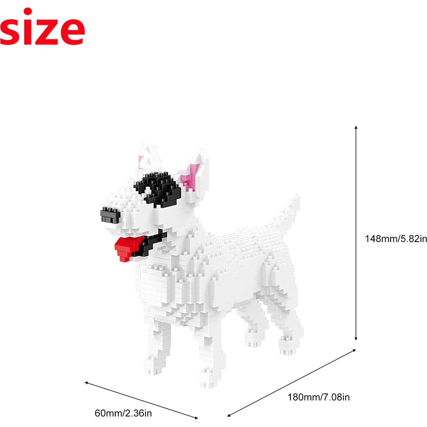 Conjunto de Bloques de Construcción Larcele Bull Terrier 797 Pzas