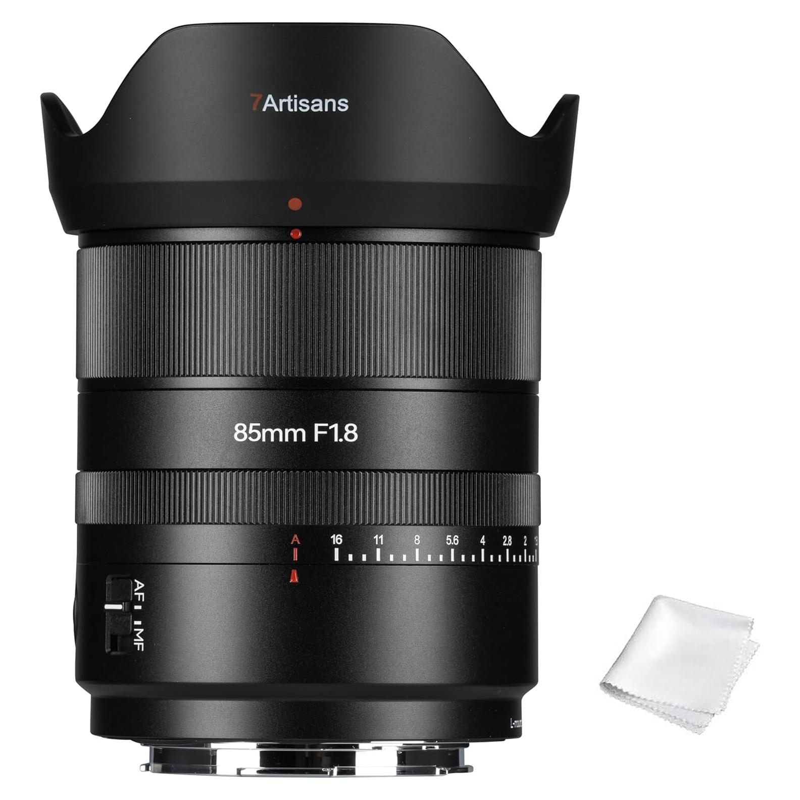 Lente de Retrato 7artisans 85mm F1.8 AF para Montura L