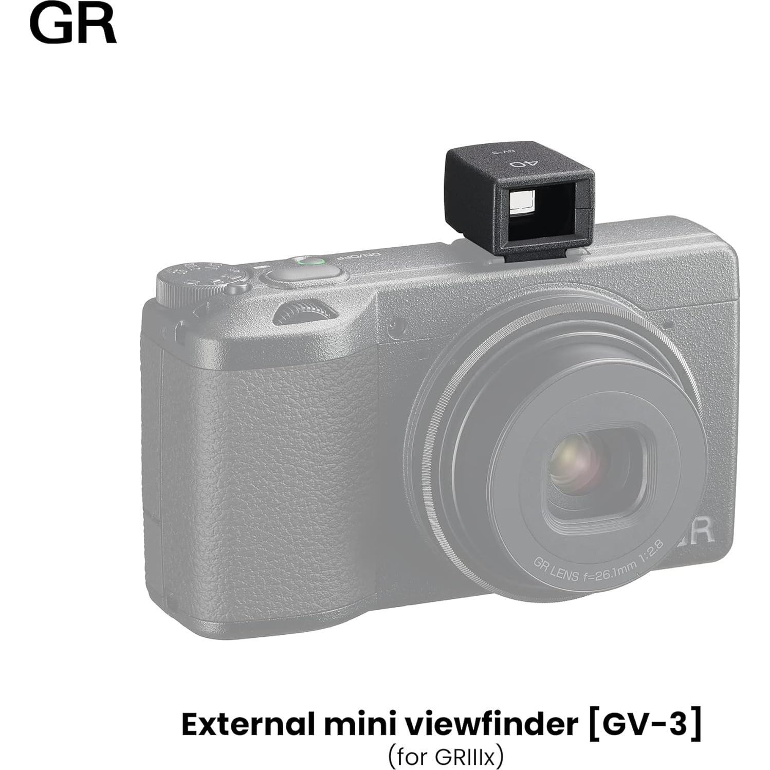 Buscador Mini Externo RICOH GV-3 para GR IIIx - Óptico 40mm