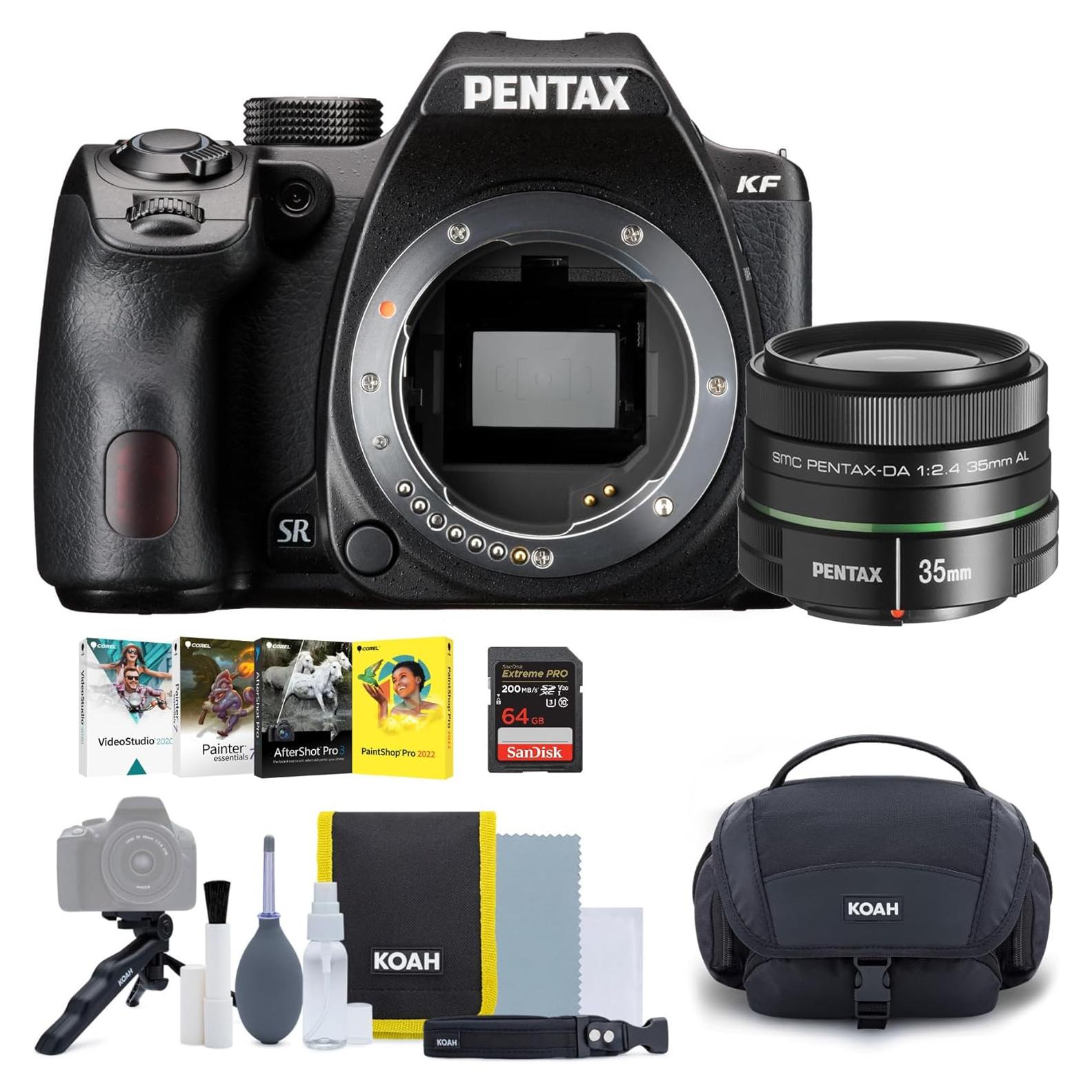 Cámara DSLR Pentax KF + Lente 35mm + Accesorios 64GB