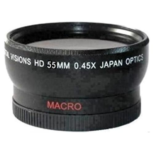 Lente Gran Angular Digital Vision 55mm 0.45x para Cámaras SLR