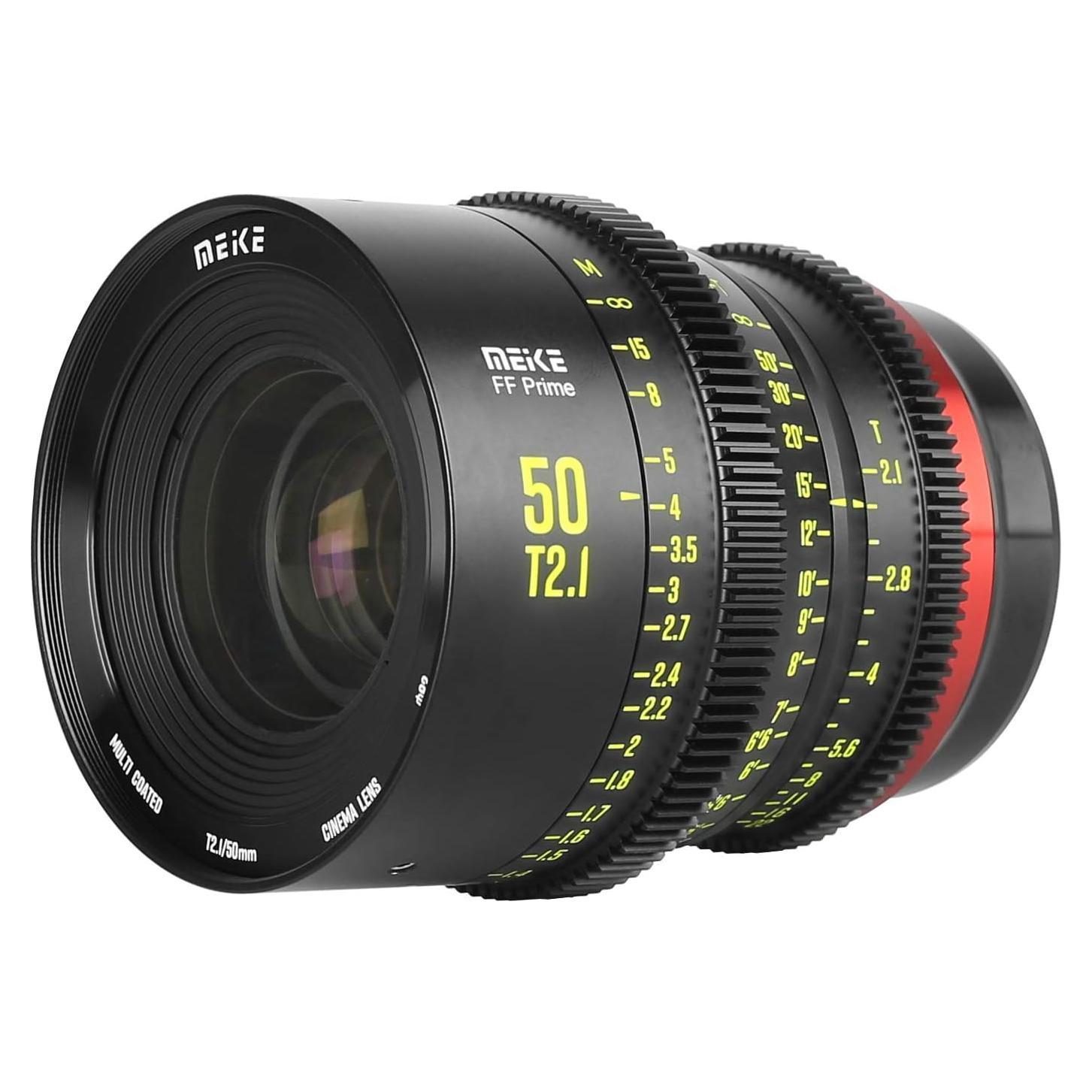 Lente de Cine MEKE 50mm T2.1 Manual Montura EF