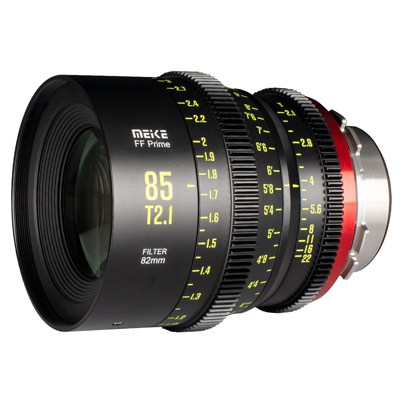 Lente de Cine Manual MEKE 85mm T2.1 para Cámaras Arri PL