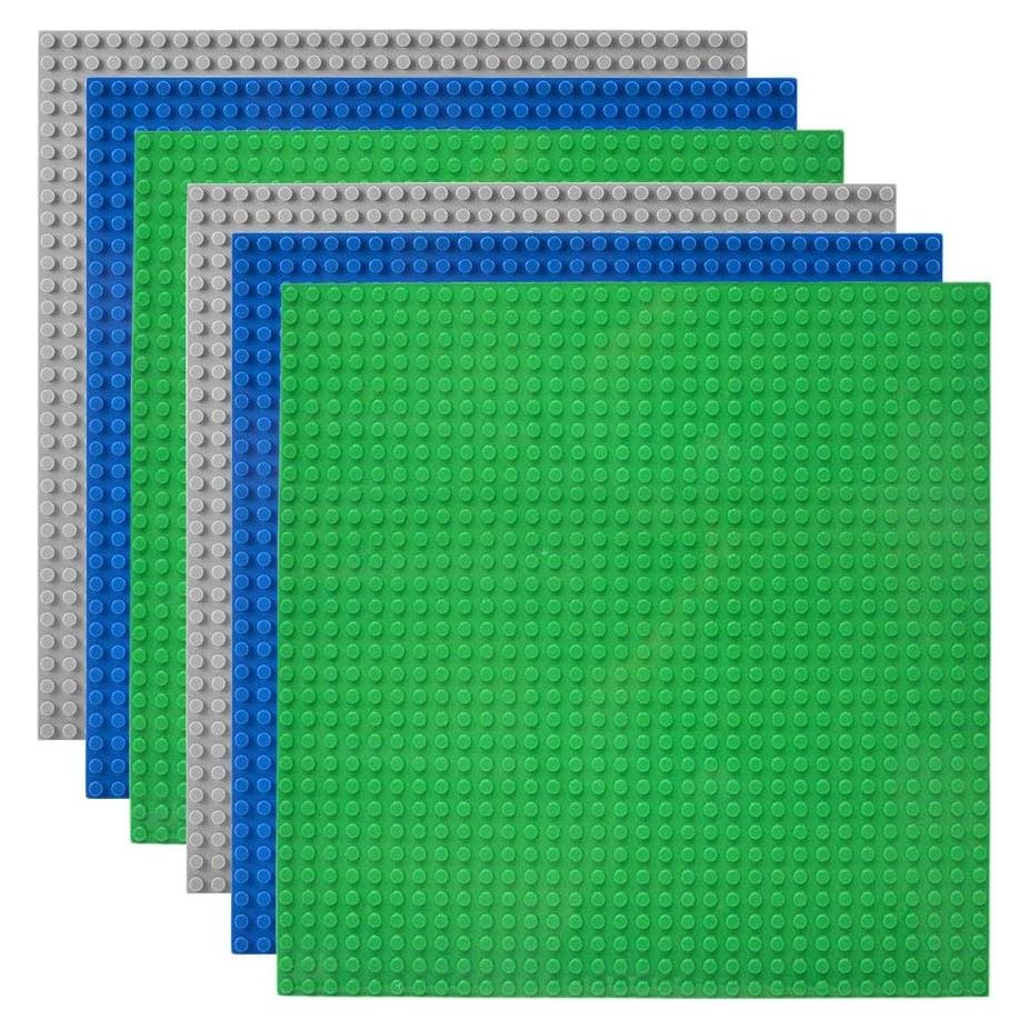 Placas Base Lekebaby 6 Piezas 25,4 cm para Construcción