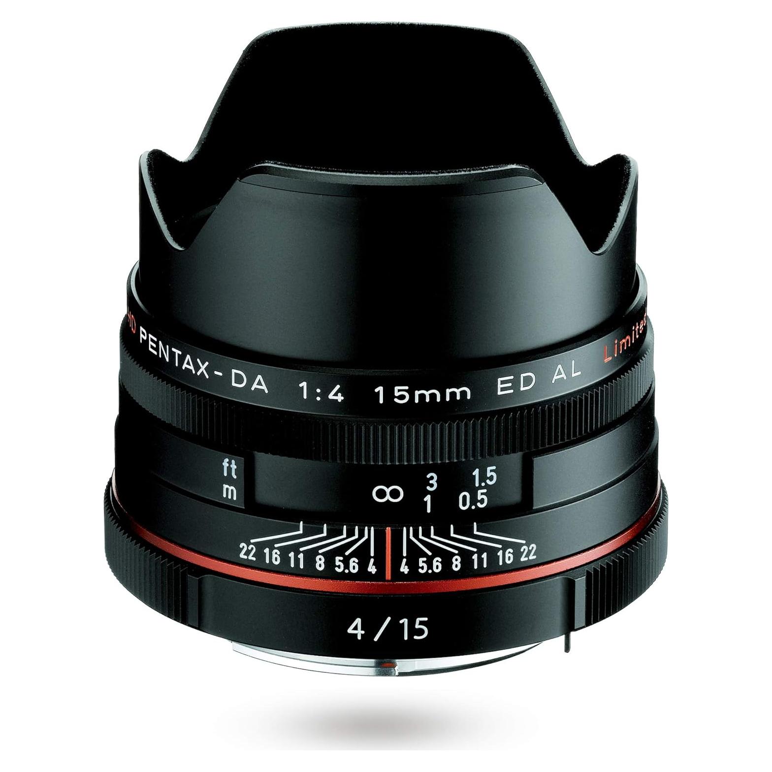 Lente Ultra Gran Angular Pentax DA 15mm f/4 ED AL LTD