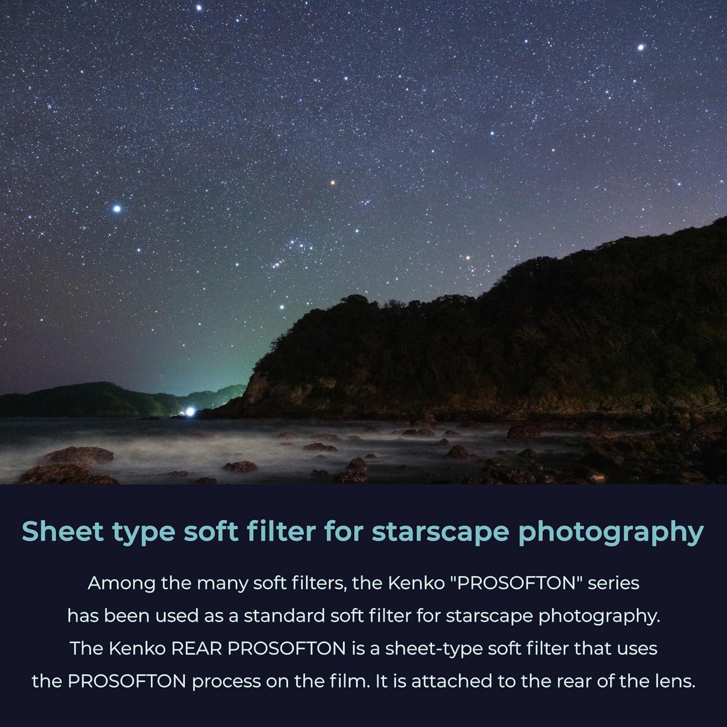 Juego de Filtros Suaves Kenko REAR PROSOFTON 3 Hojas 52x54mm