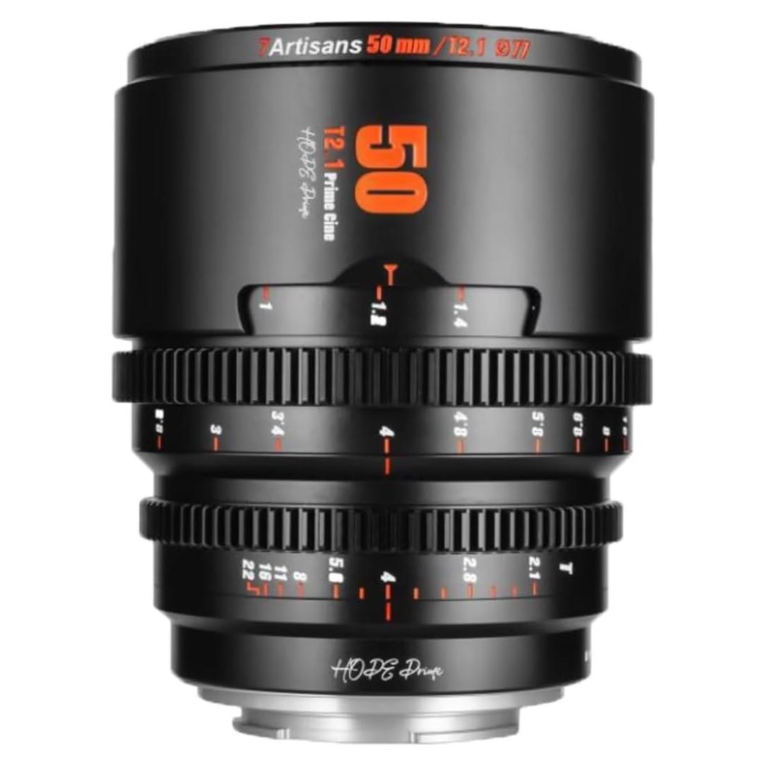 Lente de Cine 7artisans T2.1 50mm para Fuji X APS-C