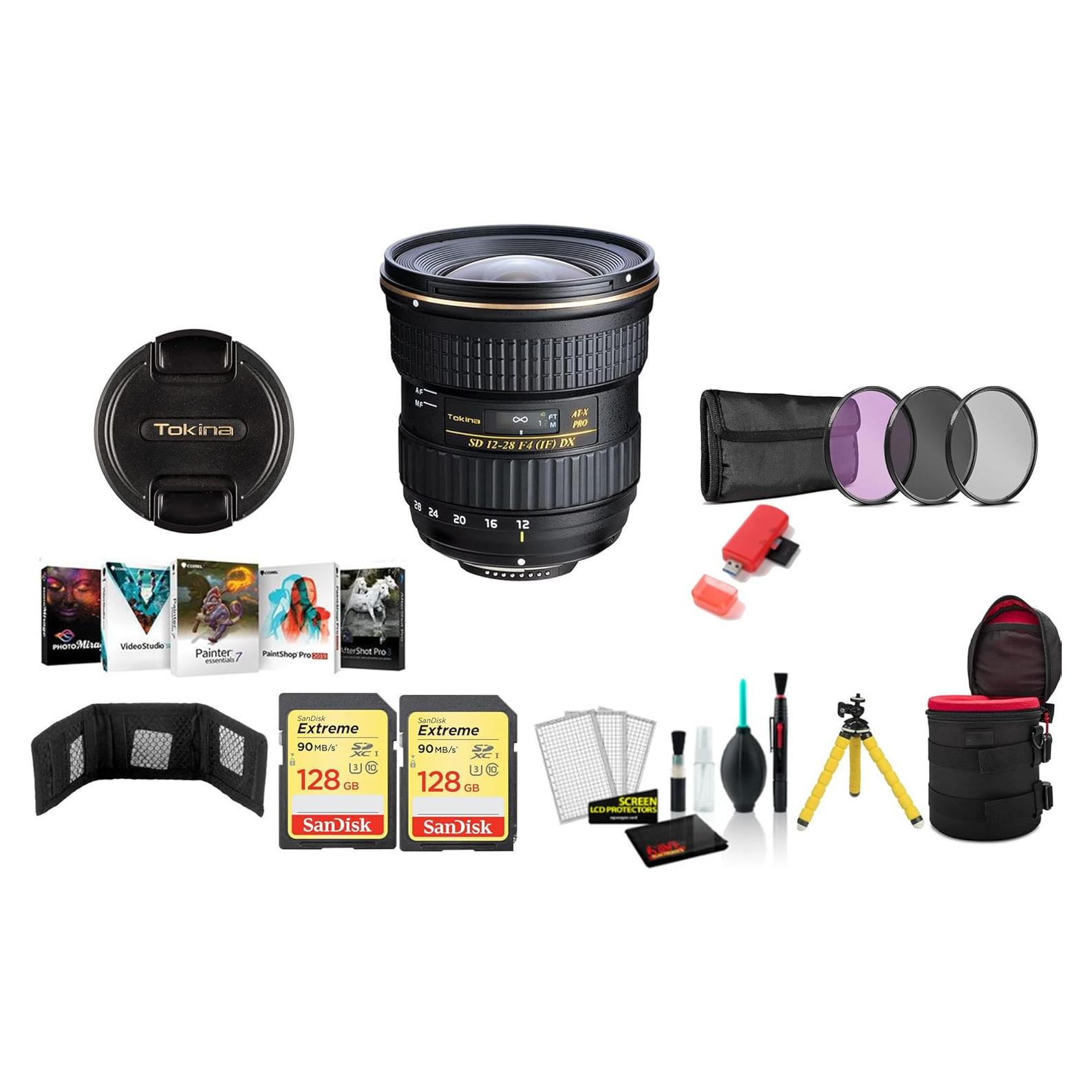 Lente Tokina 12-28mm f/4.0 AT-X Pro APS-C para Canon