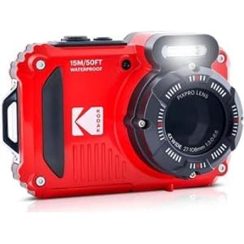 Cámara Digital Impermeable KODAK PIXPRO WPZ2 16.35MP Rojo