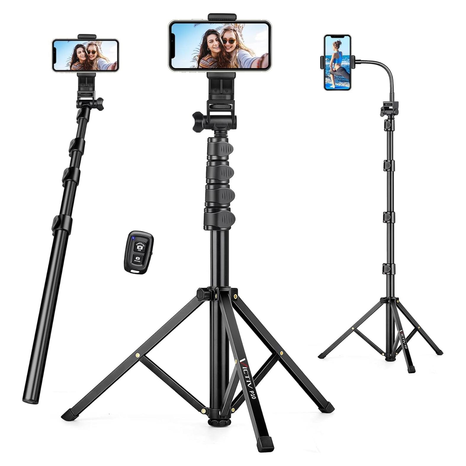 Trípode Flexible Victiv P10 para Teléfono 187,96 cm