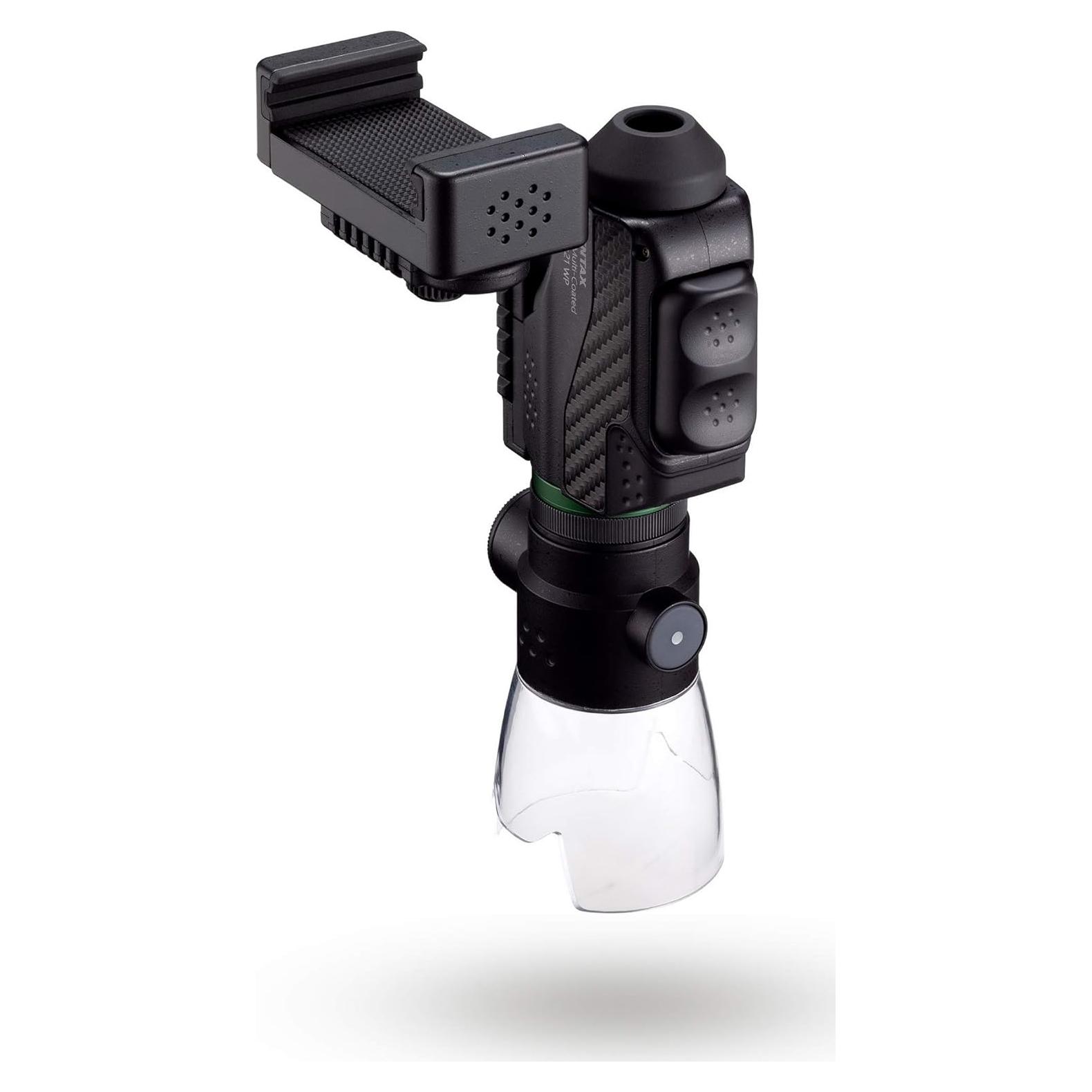 Monocular PENTAX VM 6x21 WP con Adaptador Smartphone y Soporte Macro