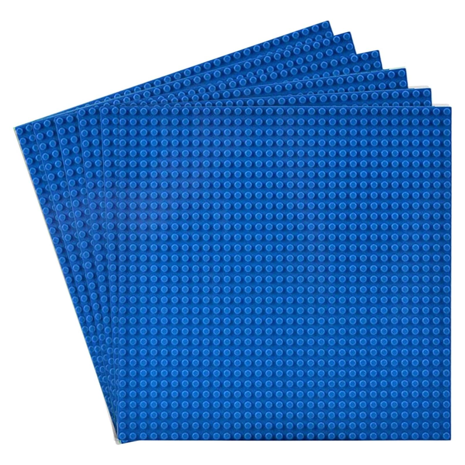 Placas Base Clásicas JNZong 25x25 cm Paquete de 6 Azul