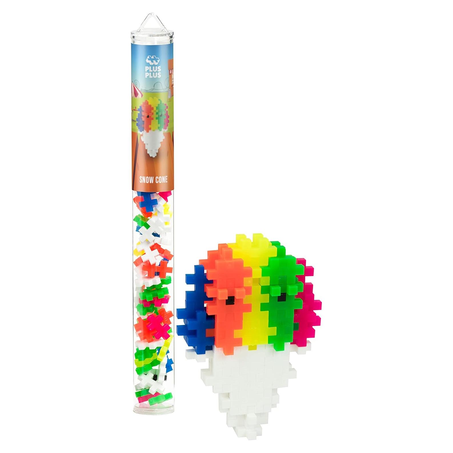 Plus Plus Kit Mini Maker Cono de Nieve 70 Piezas STEM