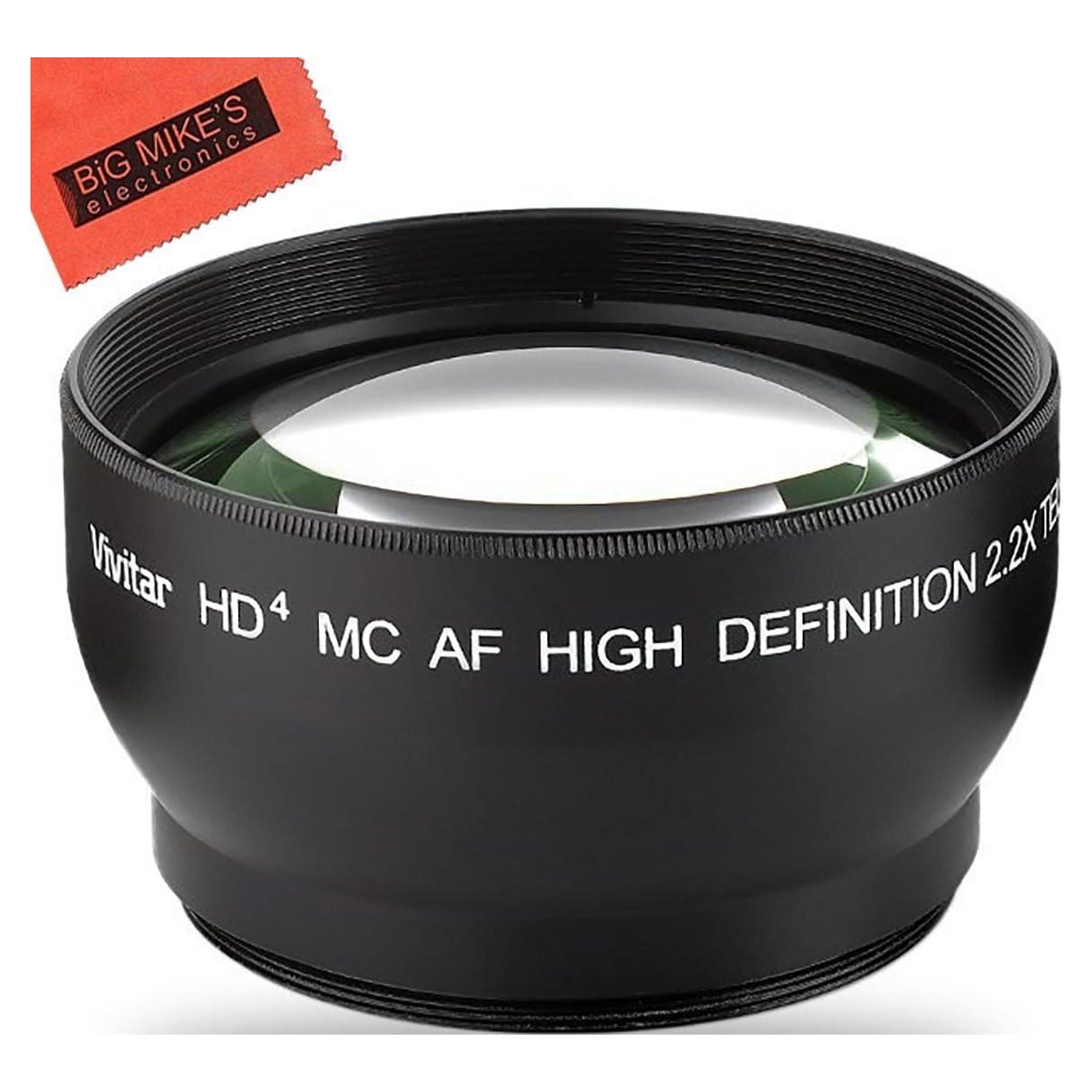 Lente Telefoto 2.2X 43mm Big Mike's para Cámaras y Videocámaras