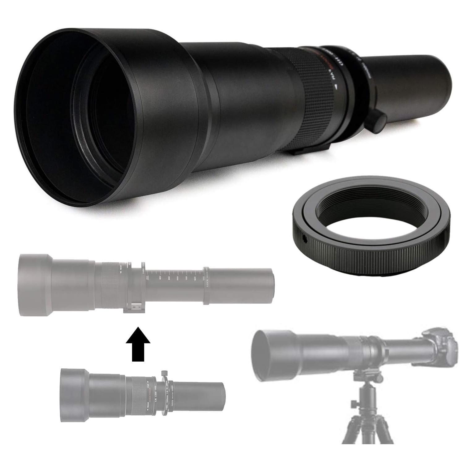 Lente Telefoto Zoom 650-1300mm f/8-16 Commander Optics