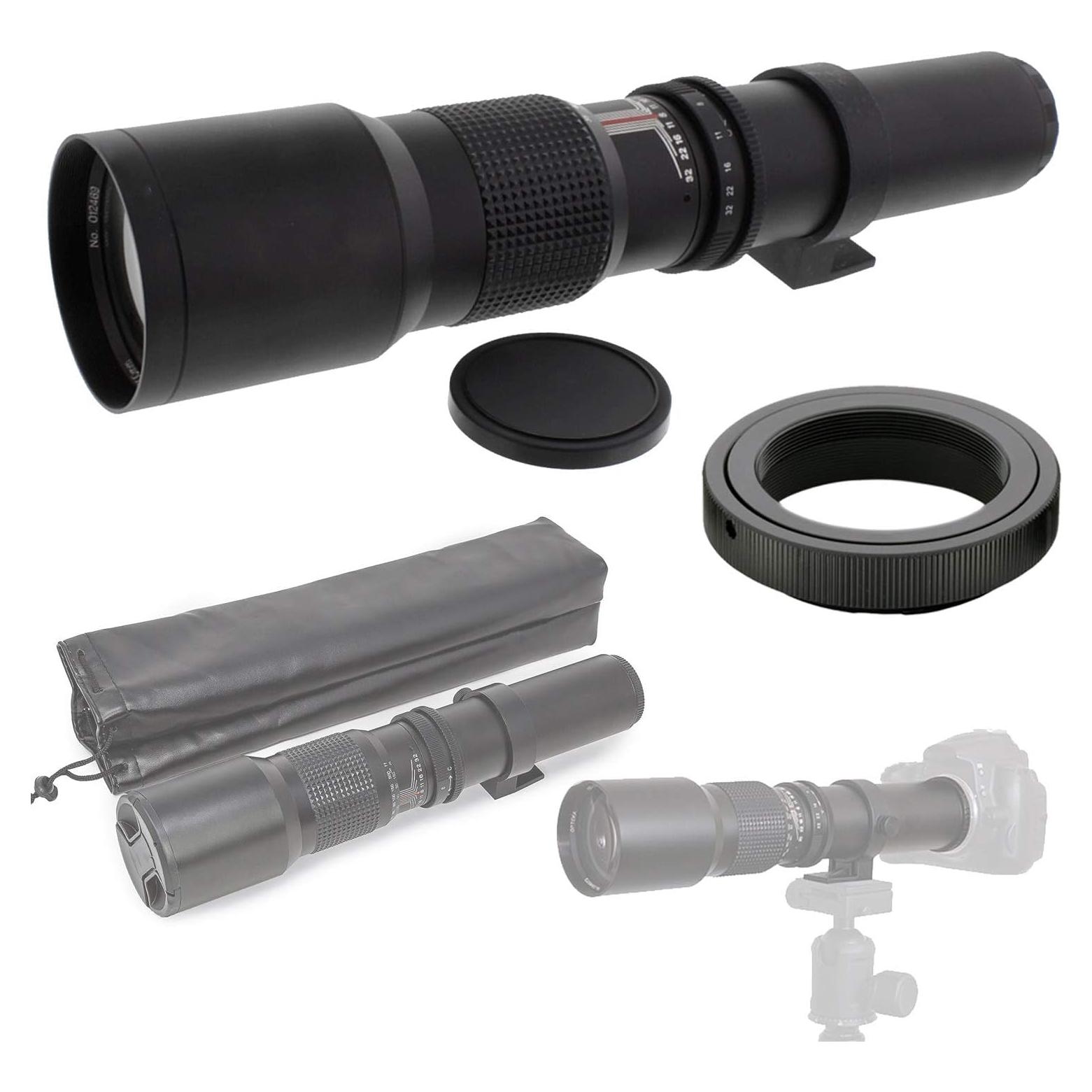 Lente Telefoto 500mm f/8-32 Paging Zone para DSLR Pentax