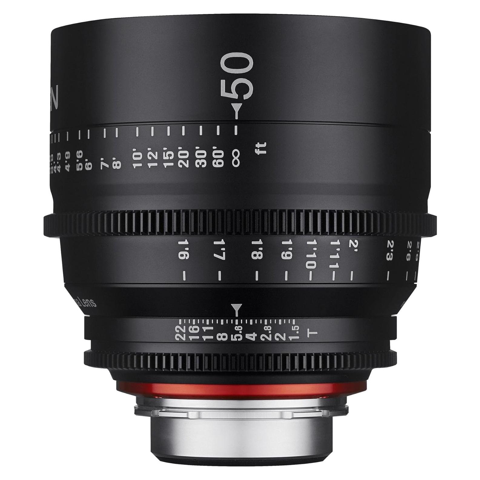 Lente de Cine Rokinon Xeen 50mm T1.5 para MFT - 1.22 kg