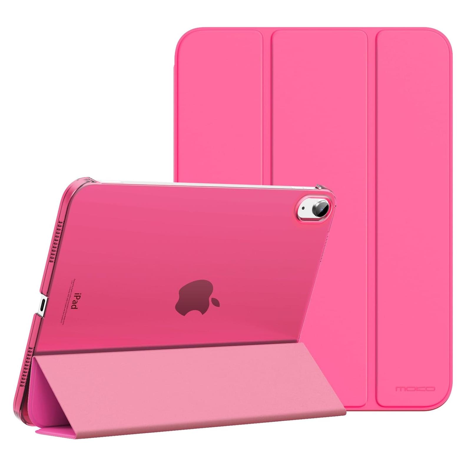 Funda MoKo para iPad 11" y 10.9" Rosa Persa 2025/2022