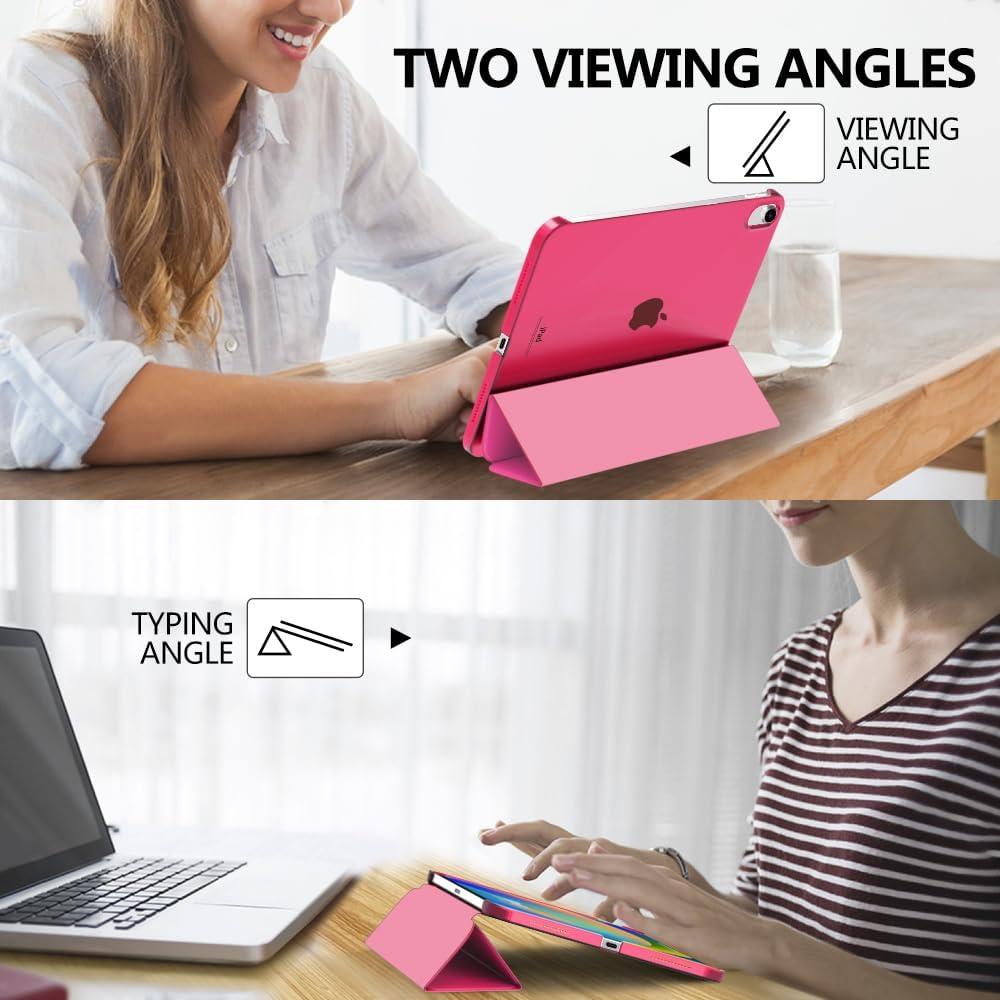 Funda MoKo para iPad 11" y 10.9" Rosa Persa 2025/2022