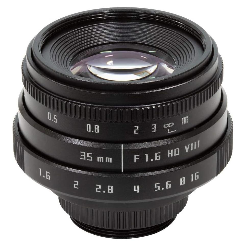 Lente C-Mount Arducam 35mm F1.6 para Raspberry Pi HQ