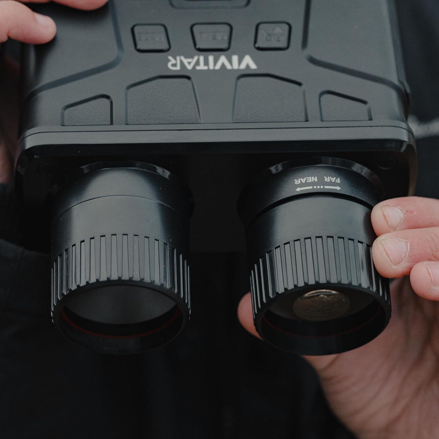 Cámara Binocular de Visión Nocturna VIVITAR 4x HD 16MP