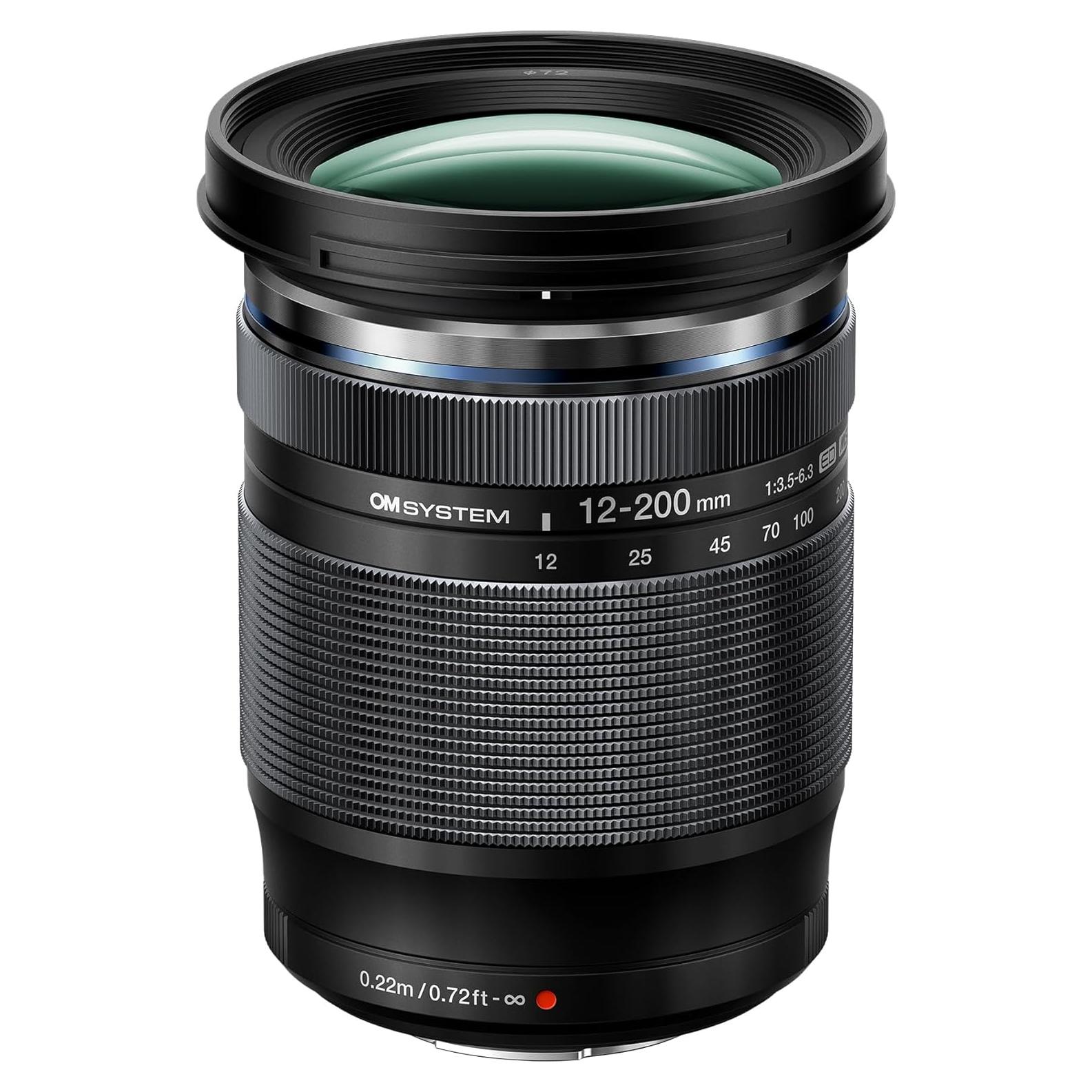 Lente OM SYSTEM M.Zuiko 12-200mm F3.5-6.3 Micro Cuatro Tercios