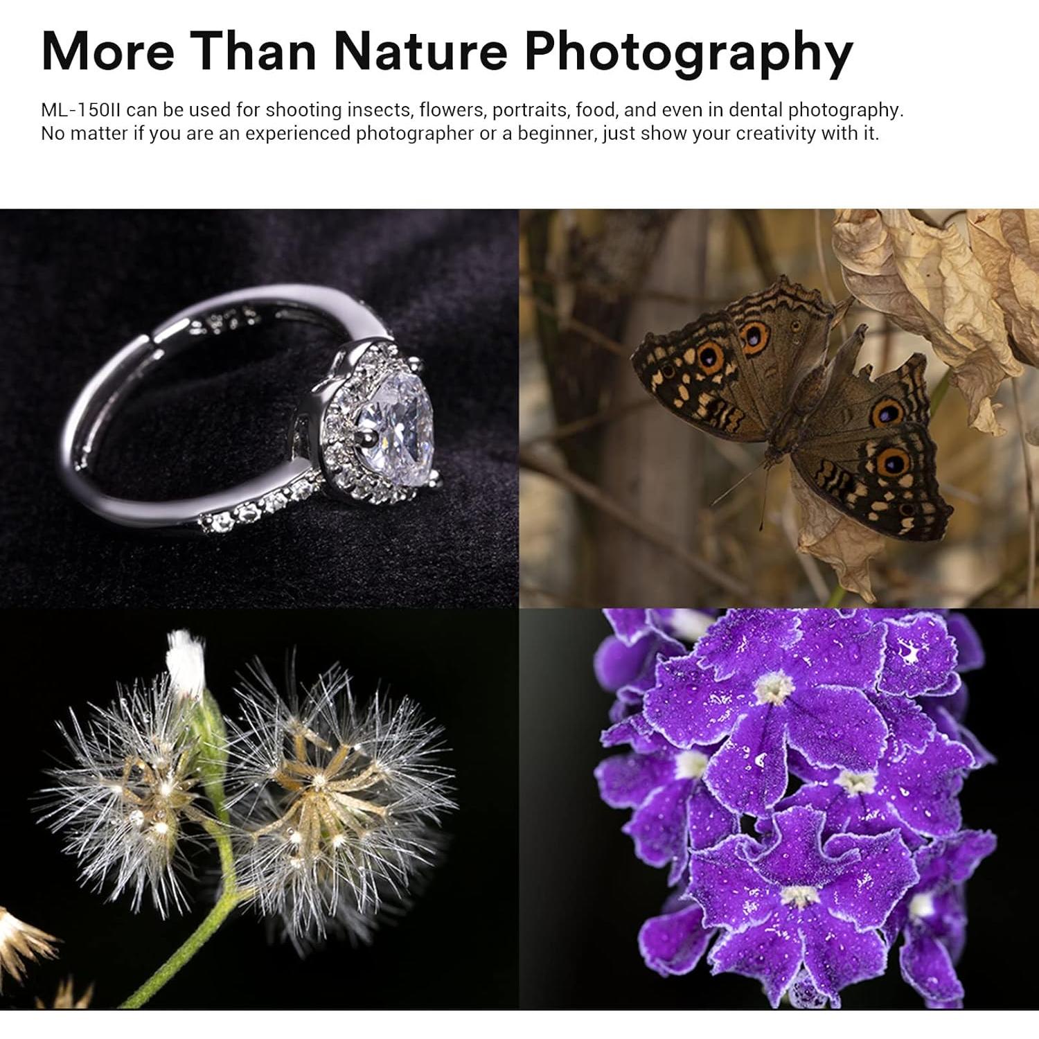 Flash Anular Macro Godox ML150II GN12 Luz 5800K-200K