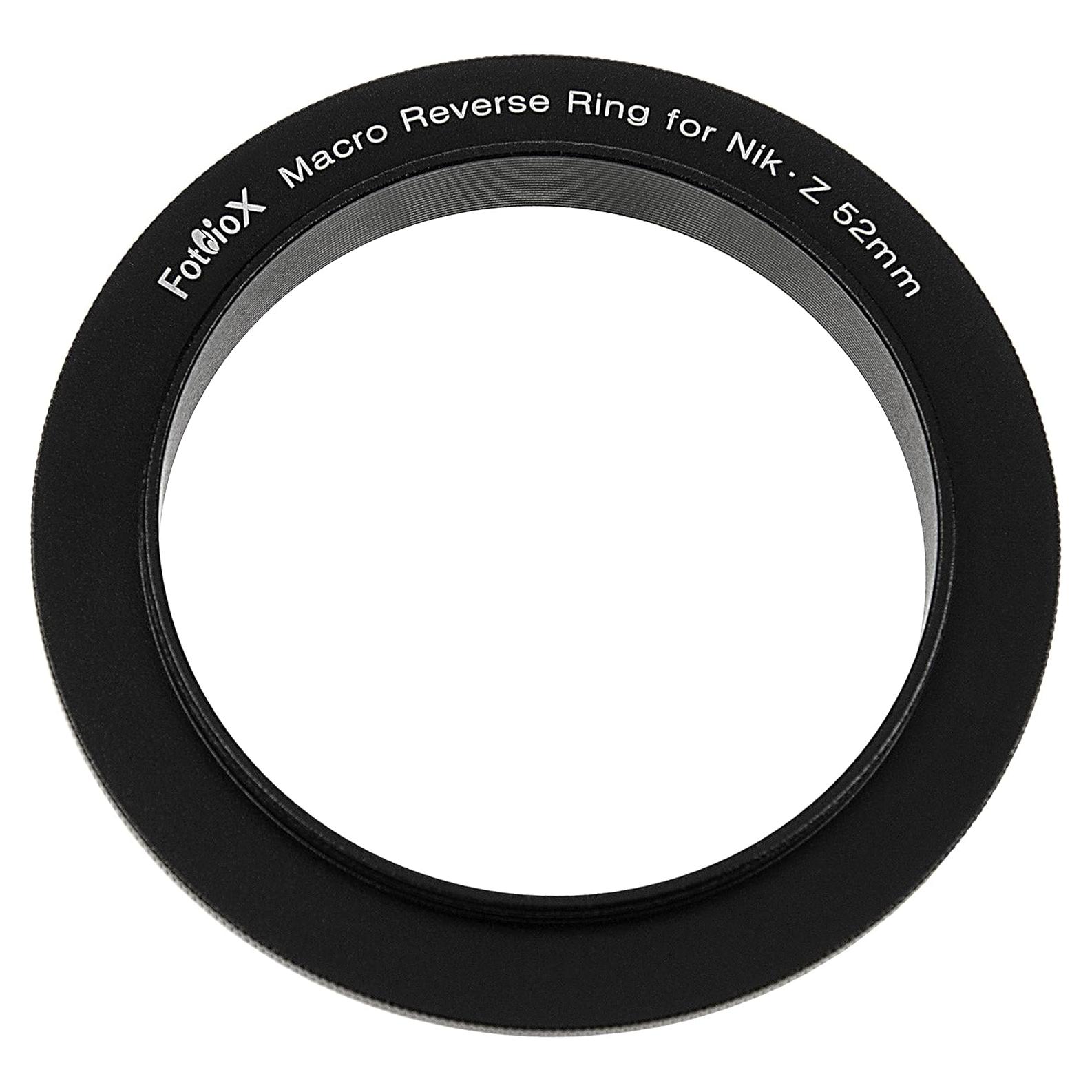 Anillo Inverso Macro 52mm Fotodiox para Nikon Z - Adaptador