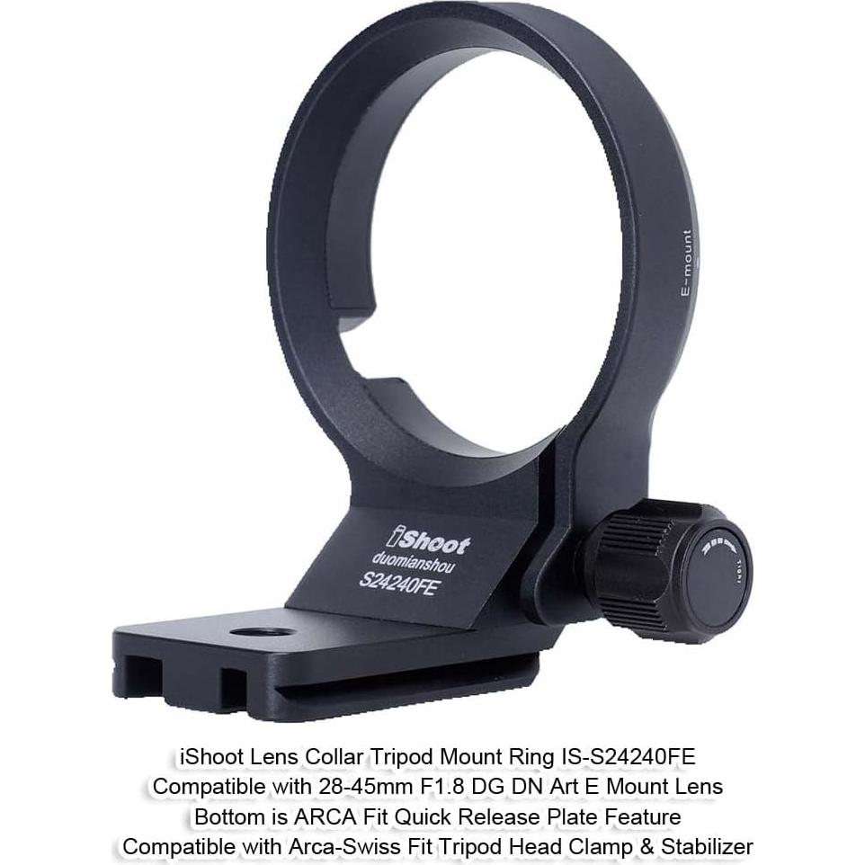 Anillo de Montaje en Trípode iShoot para Lentes Sigma y Sony