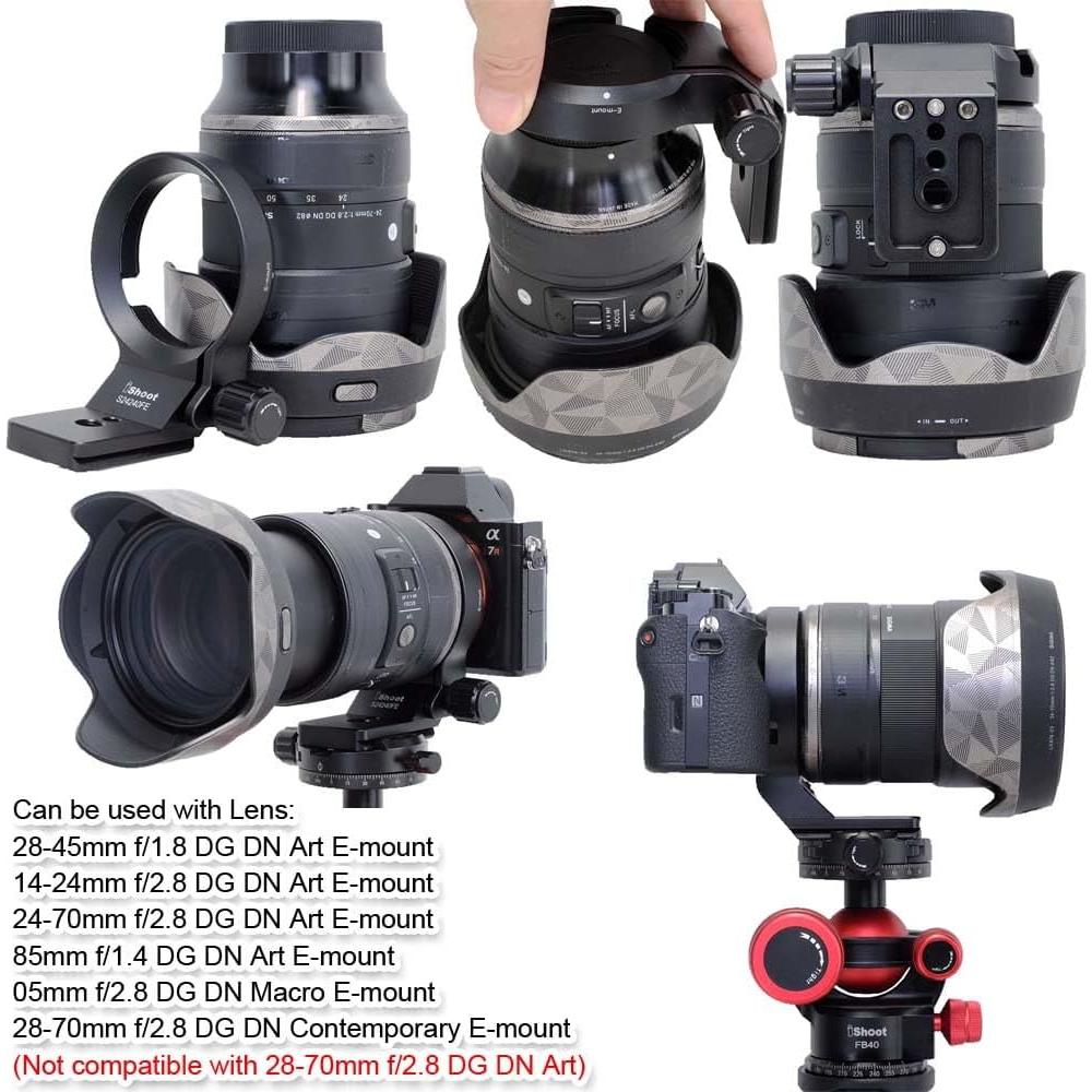 Anillo de Montaje en Trípode iShoot para Lentes Sigma y Sony