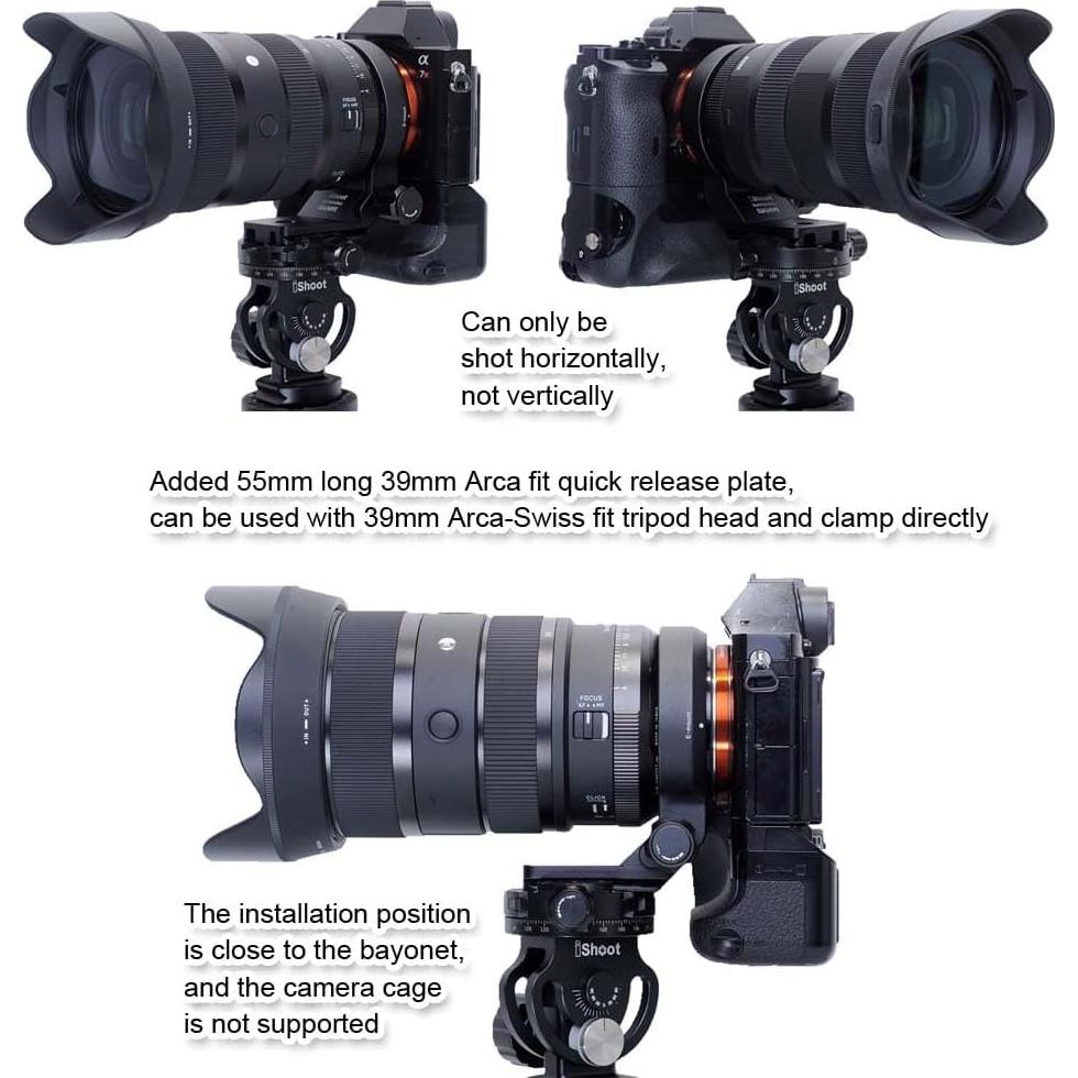 Anillo de Montaje en Trípode iShoot para Lentes Sigma y Sony