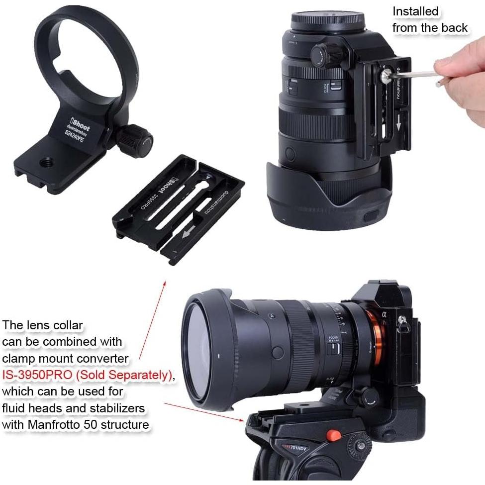 Anillo de Montaje en Trípode iShoot para Lentes Sigma y Sony