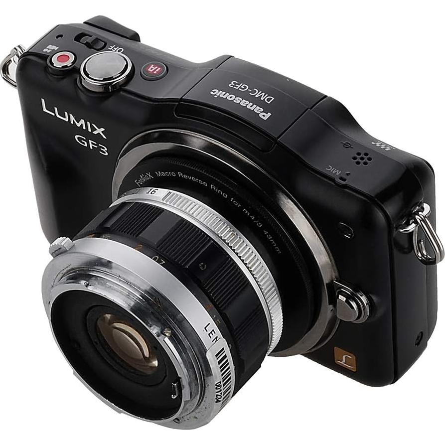 Adaptador Macro Fotodiox Reverse Ring 43mm para MFT Olympus Panasonic