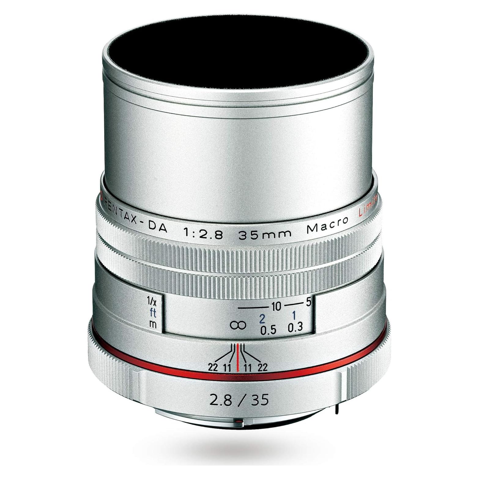 Lente Macro HD Pentax DA 35mm f/2.8 Plata - 1:1