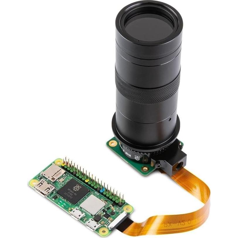 Lente de Microscopio 100X Waveshare para Raspberry Pi, Montura C/CS