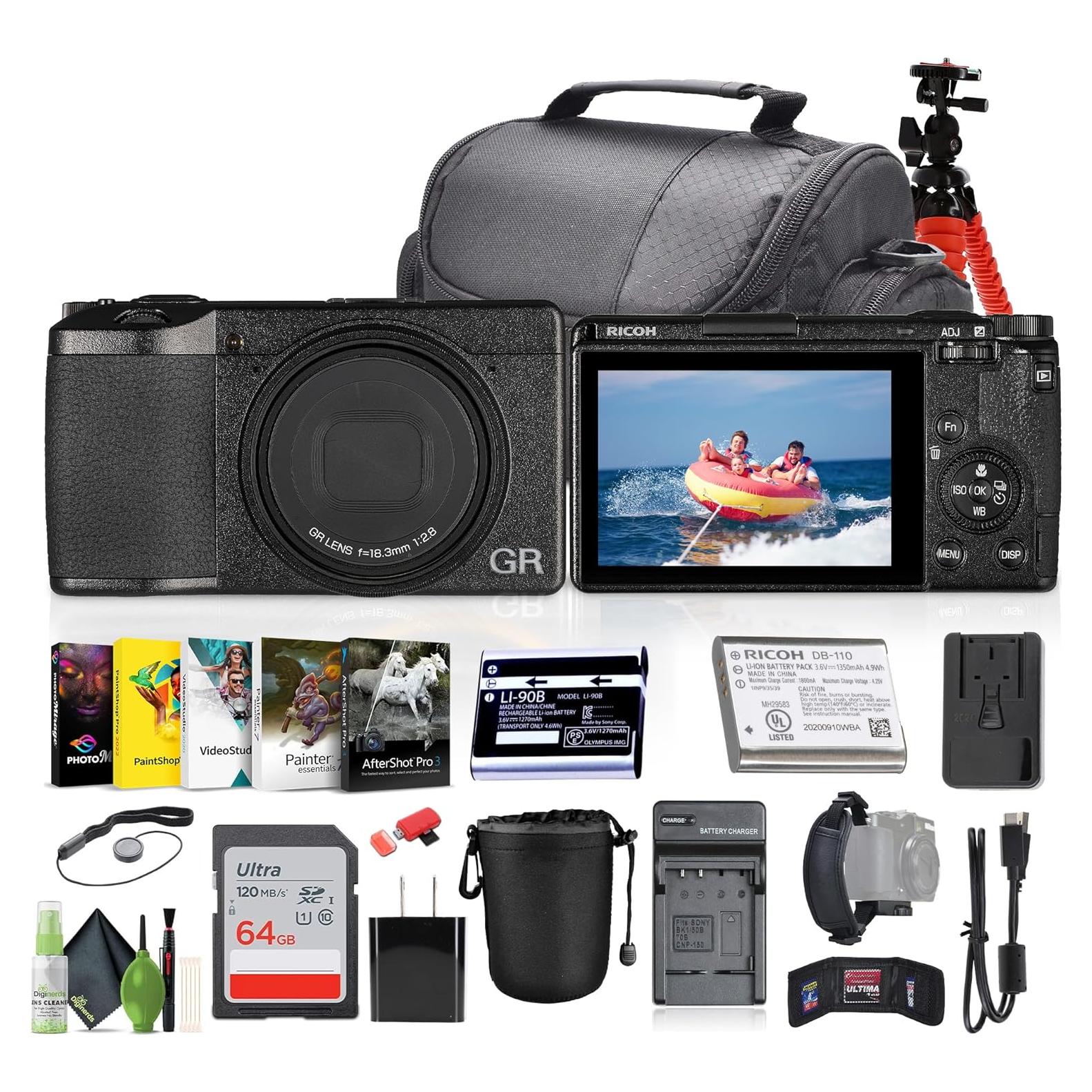 Cámara Digital Compacta Ricoh GR III 24.2MP + Accesorios