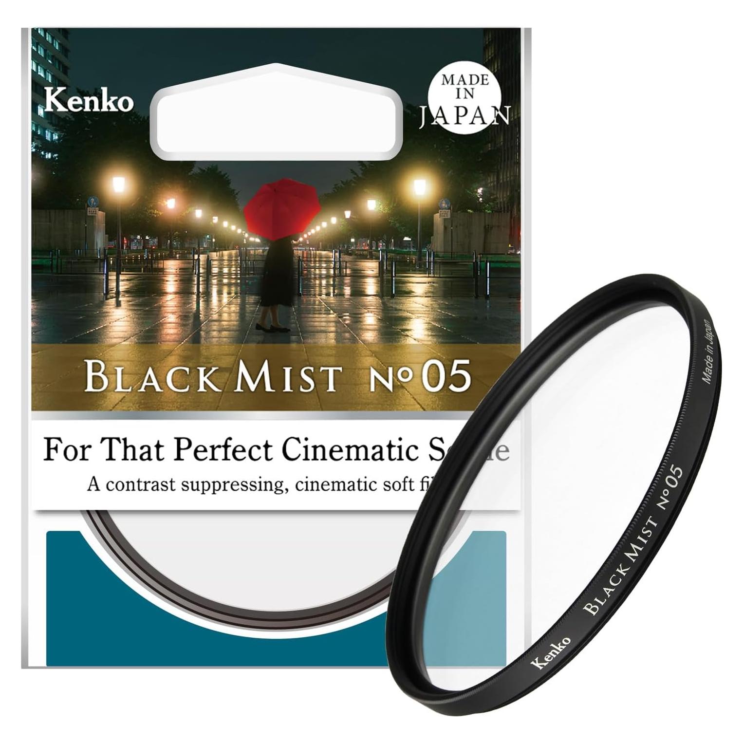 Filtro Suave Kenko Black Mist No.05 49mm para Retratos y Video