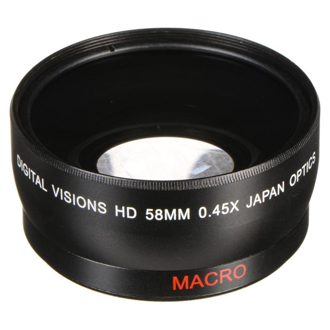 Lente Gran Angular Bower VL4558 58mm 0.45x Alta Definición