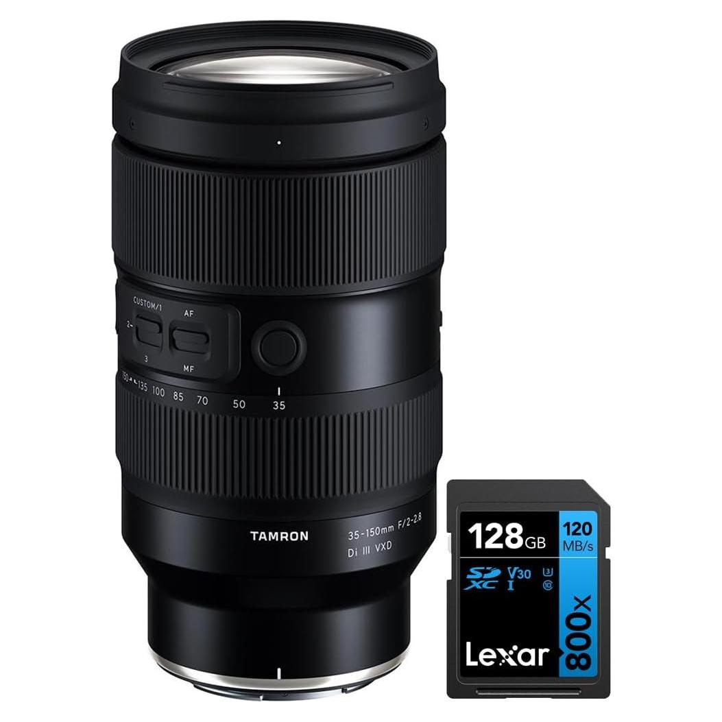 Lente Tamron 35-150mm F2-2.8 Di III VXD Nikon Z + Tarjeta 128GB