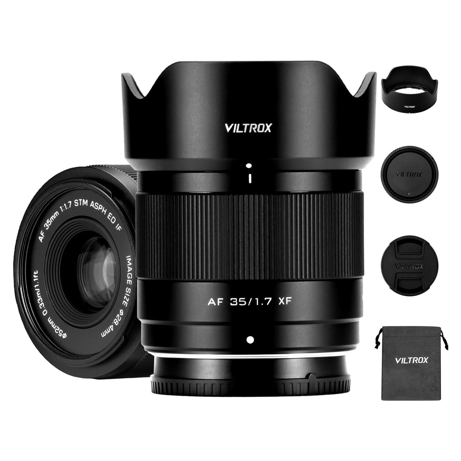 Lente Prime Viltrox 35mm F1.7 para Fujifilm X - Gran Apertura