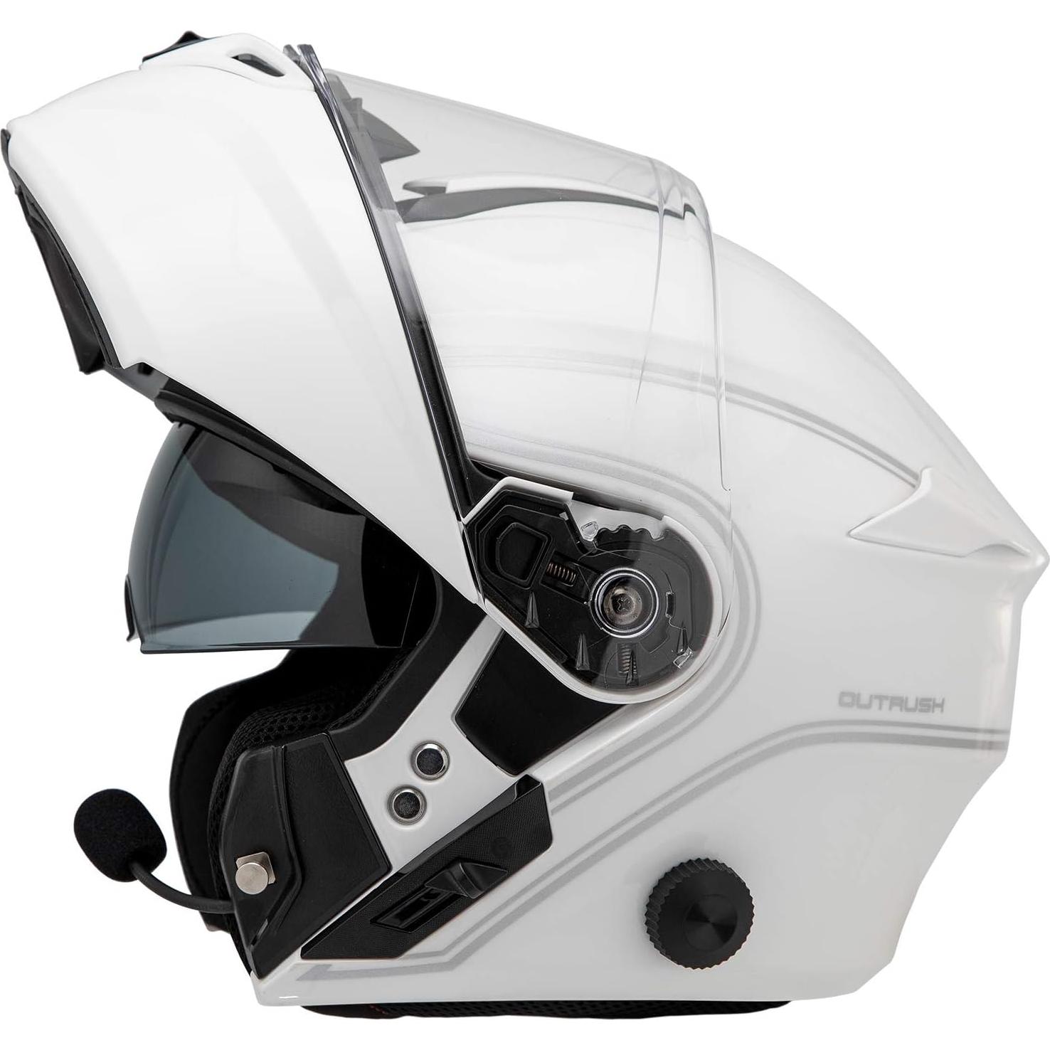 Casco Modular Inteligente Sena Outrush Blanco Pequeño
