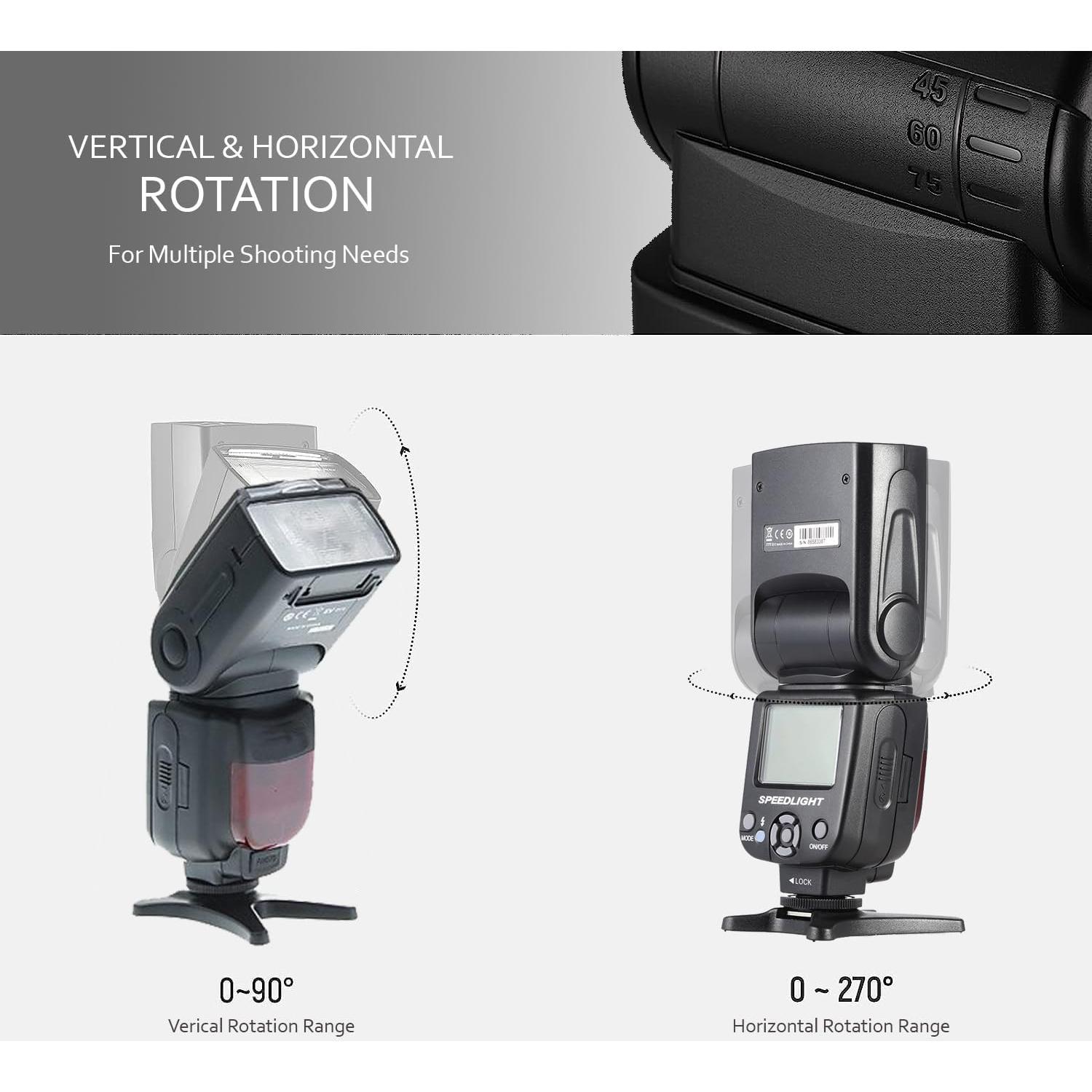 Flash Speedlite Digital Nc ALT-95CN-921 para Sony ZV-E10