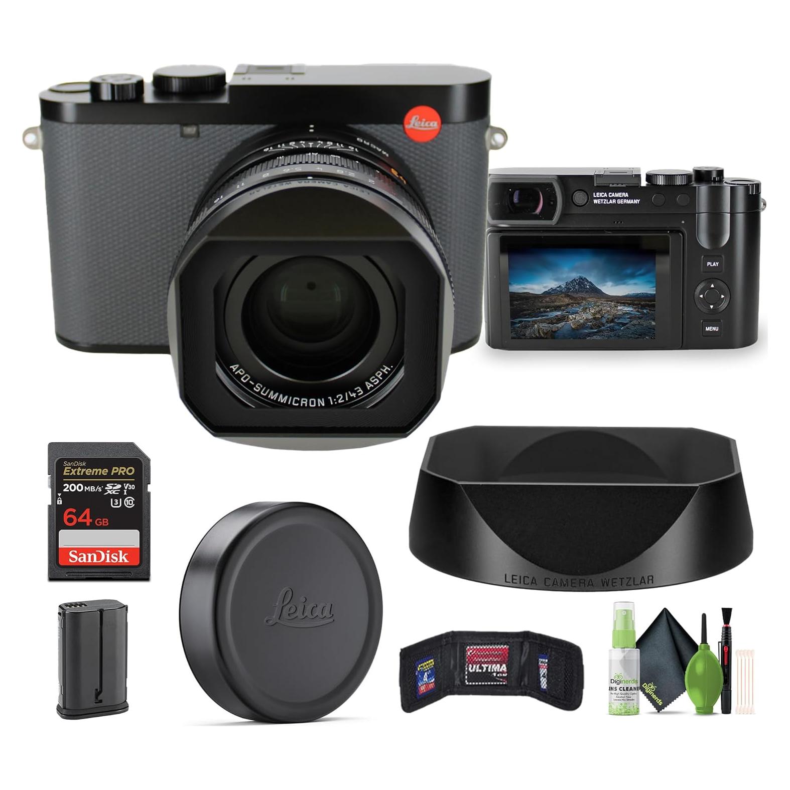 Cámara Digital Compacta Leica Q3 43 60MP Video 8K + SD 64GB