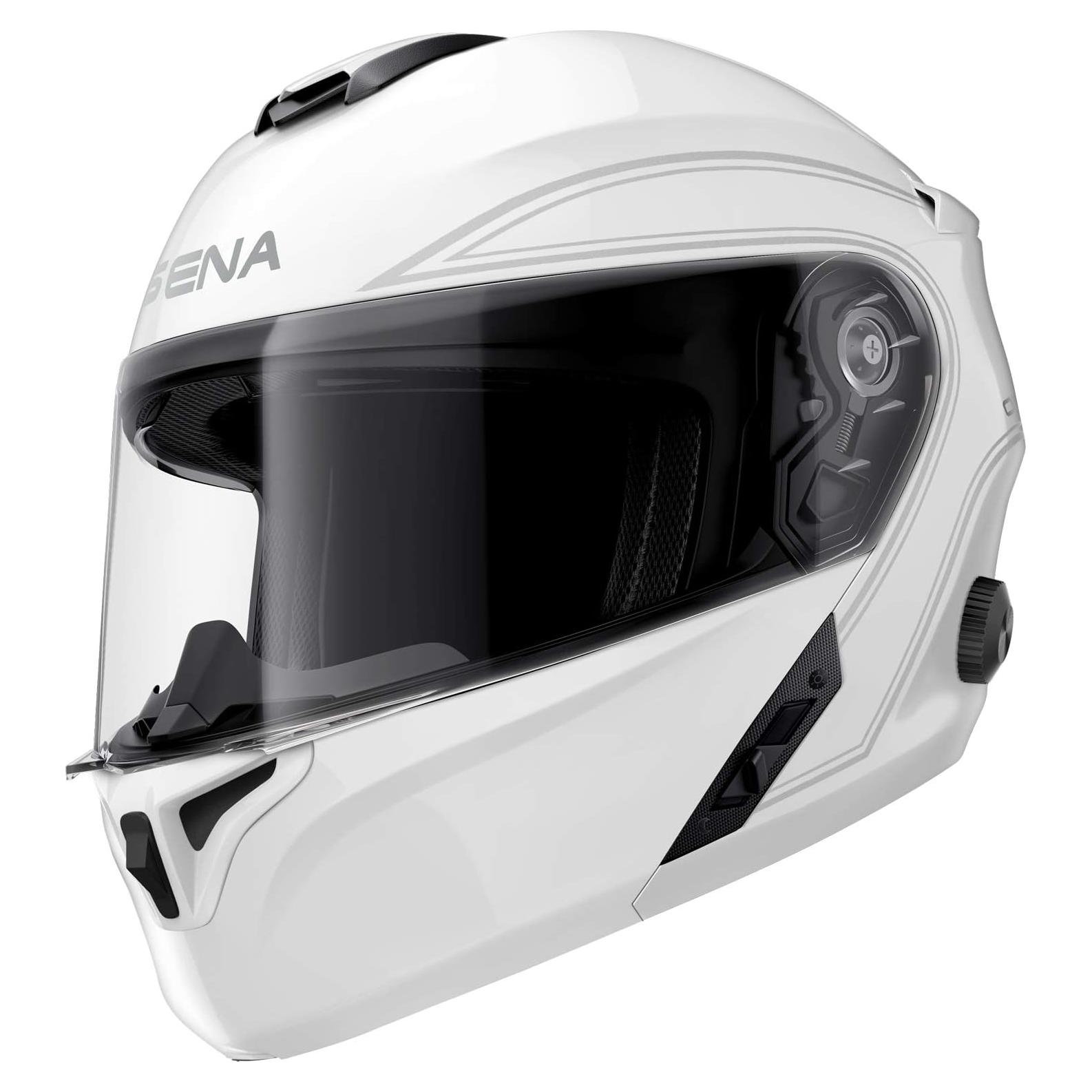 Casco Modular Sena Outrush Blanco Brillante Mediano